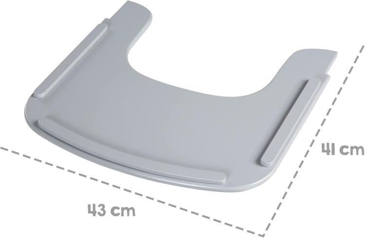 roba Tacka do jedzenia z drewna do krzesełka do karmienia Sit Up Flex