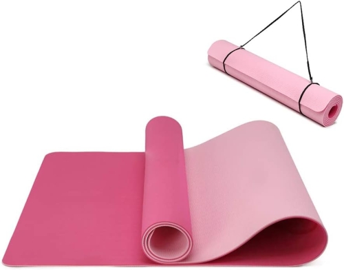 Oak & Tea Gimnastyka Mata do jogi Fitness Antypoślizgowa 183x61x0,6cm