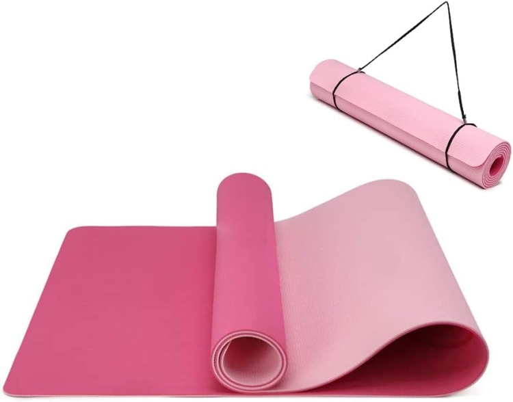 Oak & Tea Gimnastyka Mata do jogi Fitness Antypoślizgowa 183x61x0,6cm