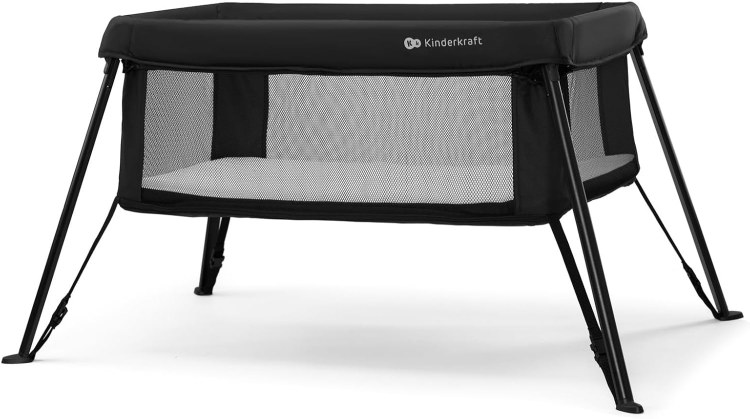 Outlet Cami 3 w 1 łóżko podróżne - Czarne - Kinderkraft