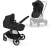 OUTLET WÓZEK 2W1 Cybex GOLD EOS Black Moon Black  spacerówka gondola