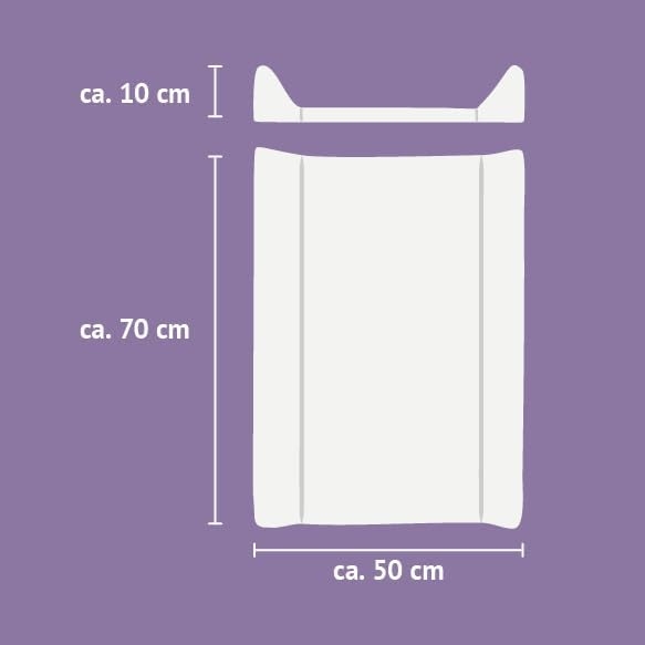 Traumeland mata do przewijana miękki przewijak 50 x 70
