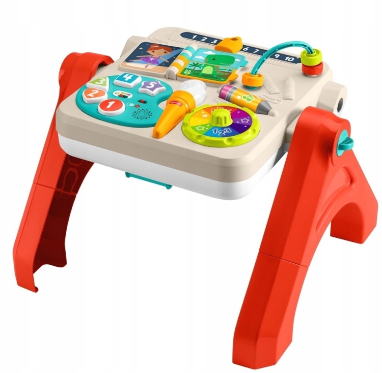 Fisher Price 4w1 interaktywna zabawka stolik  języki Ucz się i śmiej sztaluga