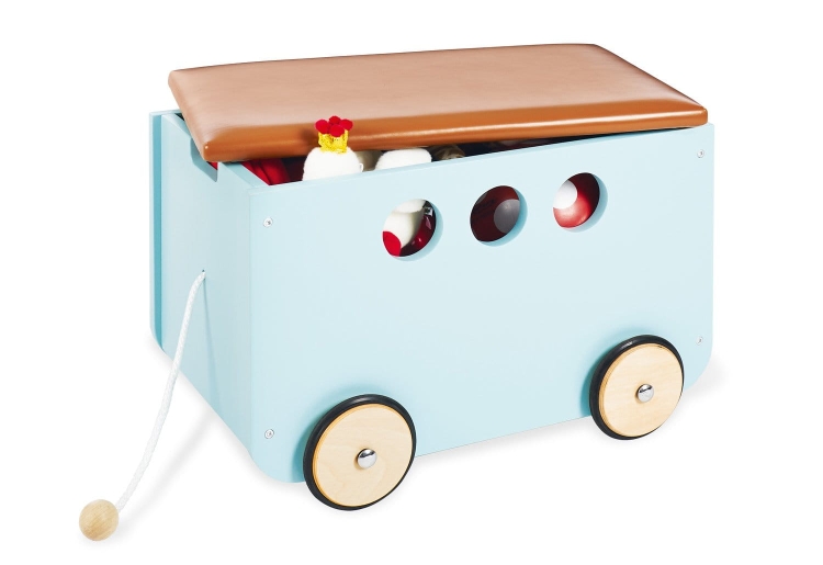 Pinolino Pudełko na zabawki skrzynia na kółkach JIM
