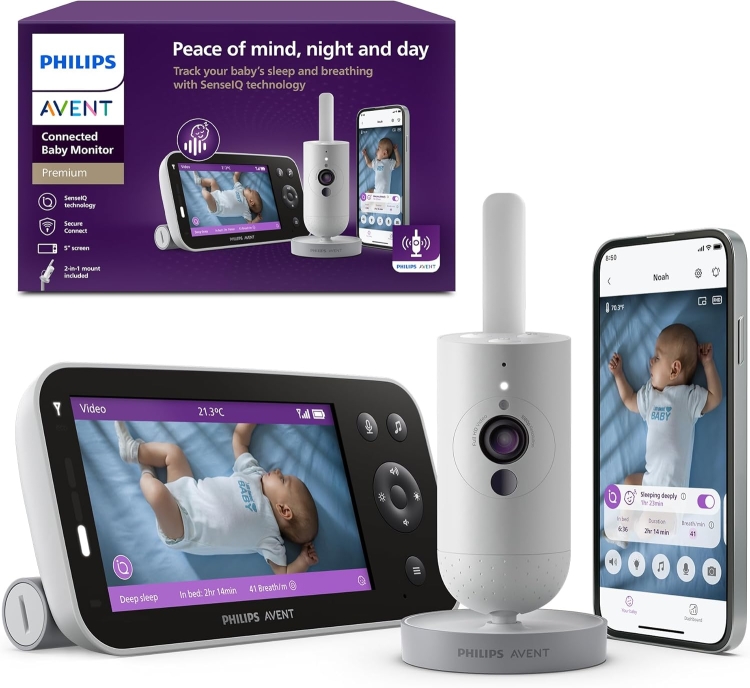 Philips Avent Premium Connected Elektroniczna niania SCD973/26 Video