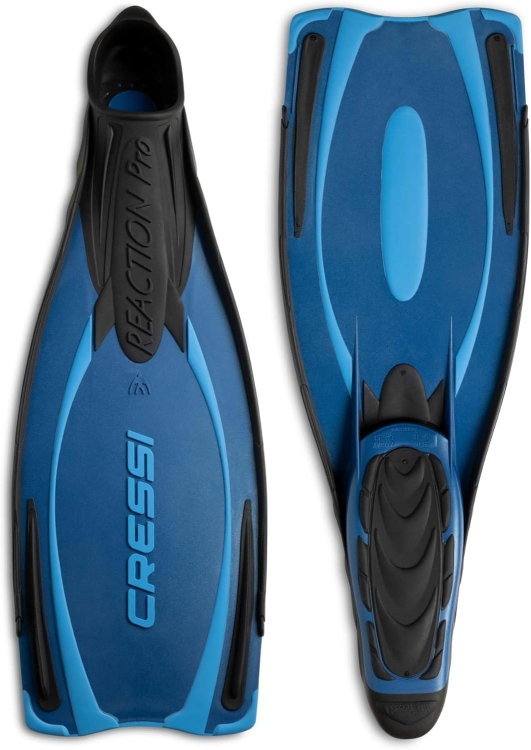 Cressi Płetwy 38 / 39 Reaction Pro - płetwy do nurkowania i snorkelingu, płetwy dla dorosłych, uniseks