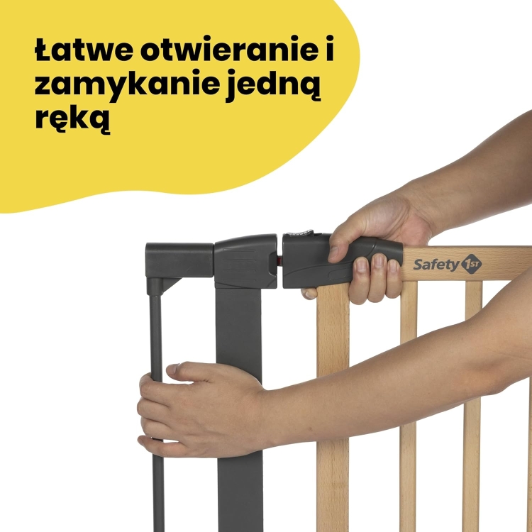 Safety 1st Simply Close Wood bramka ochronna na schody 80-87 cm