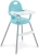 Kikkaboo Wysokie krzesełko dziecięce do karmienia 3 w 1, Spoony, turkusowy
