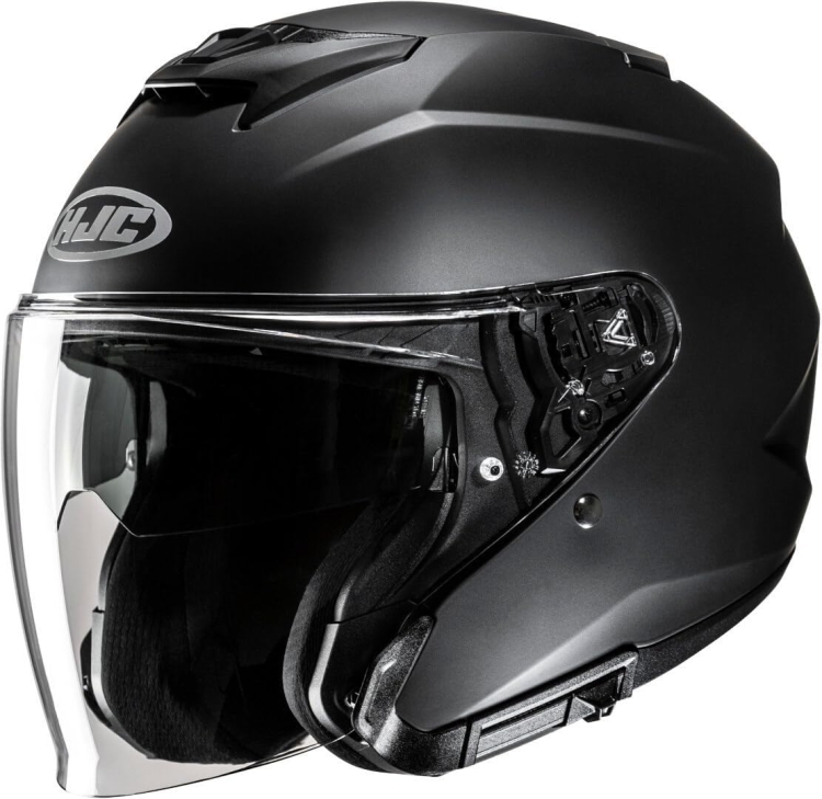 HJC kask motocyklowy typu jet i31 UNI Semi Flat Black, XXL
