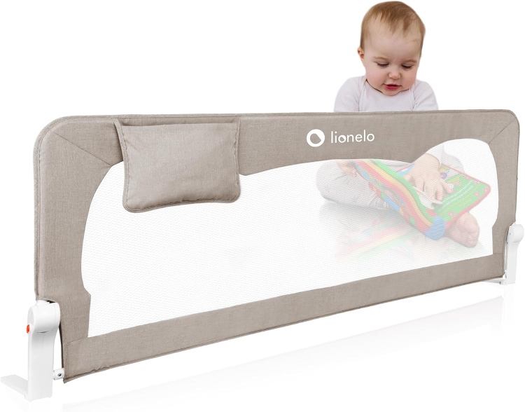 Lionelo Barierka Bramka Ochronna Do Łóżka Hanna 150 cmx66 cm
