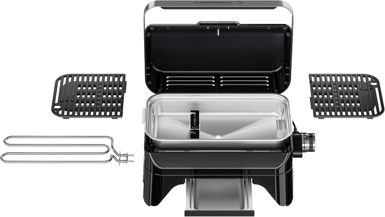 Campingaz Attitude2go Electric grill stołowy, do użytku wewnątrz i na zewnątrz, przenośny, moc 2200 W