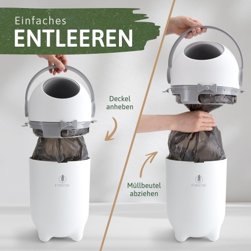 Levias Kosz na pieluchy dla niemowląt, bezzapachowy, bez drogich kaset, pojemność 10 l