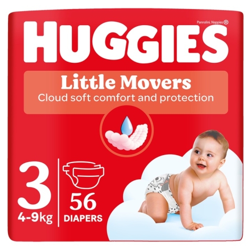 Huggies Pieluchy Jumbo 3 Ultra Comfort 4-9 kg 56 szt.