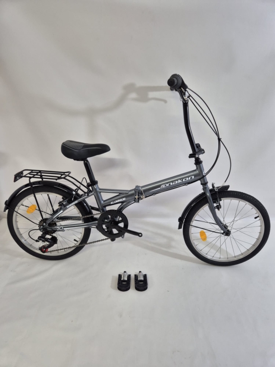 Rower składak ANAKON TENDER 20 " szary składany