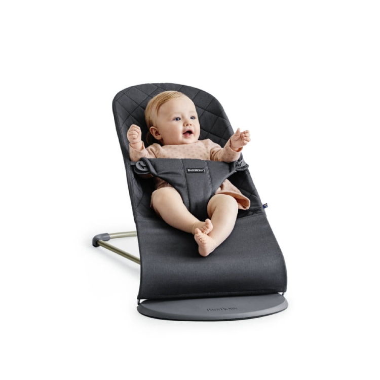 Leżaczek BABYBJORN BALANCE BLISS Mesh biało błękitny
