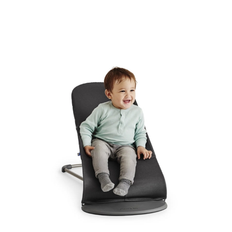 Leżaczek BABYBJORN BALANCE BLISS Mesh biało błękitny