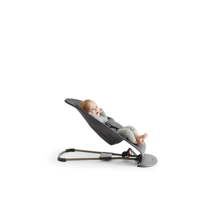 Leżaczek BABYBJORN BALANCE BLISS Mesh biało błękitny