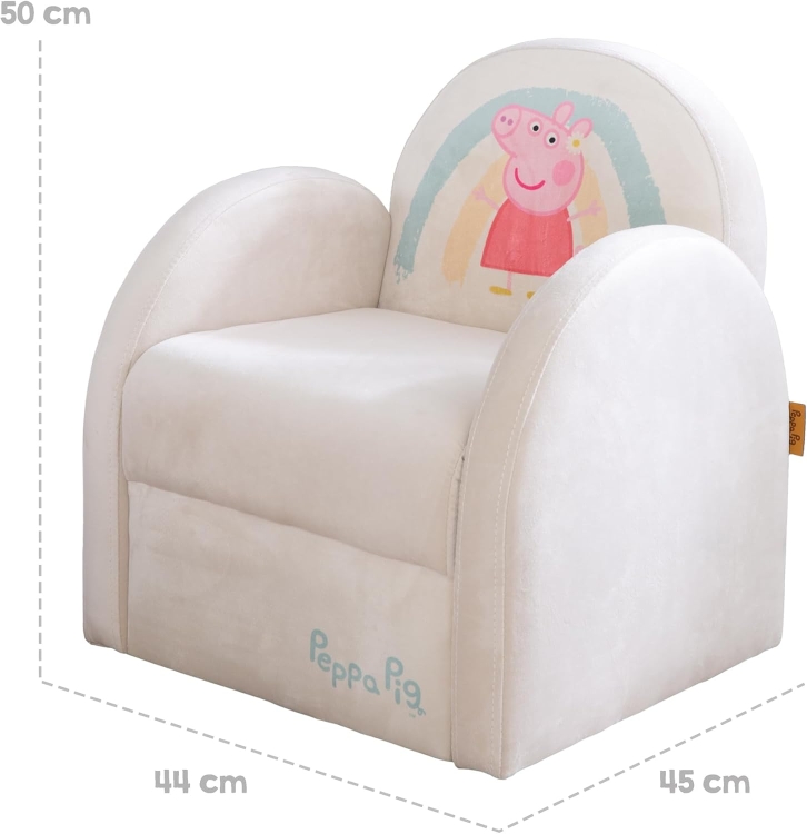 Roba mini fotel dziecięcy Świnka Peppa miękki do 80 kg