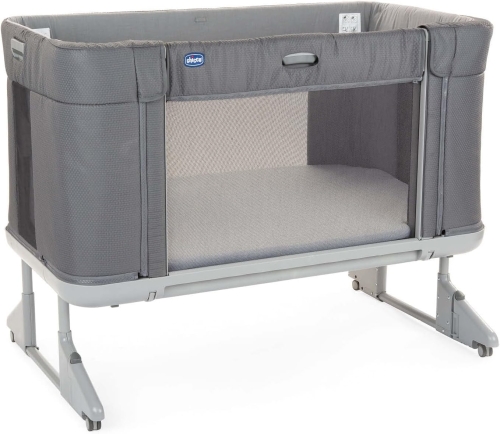 Chicco Next2Me Forever, Łóżeczko dziecięce boczne 3 w 1, łóżeczko staje się łóżeczkiem Montessori, do 4 lat (22 kg), regulowana wysokość