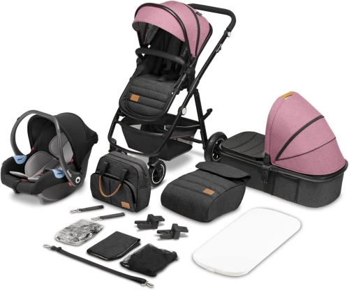 Outlet LIONELO Amber wózek spacerowy wielofunkcyjny 3w1 fotelik