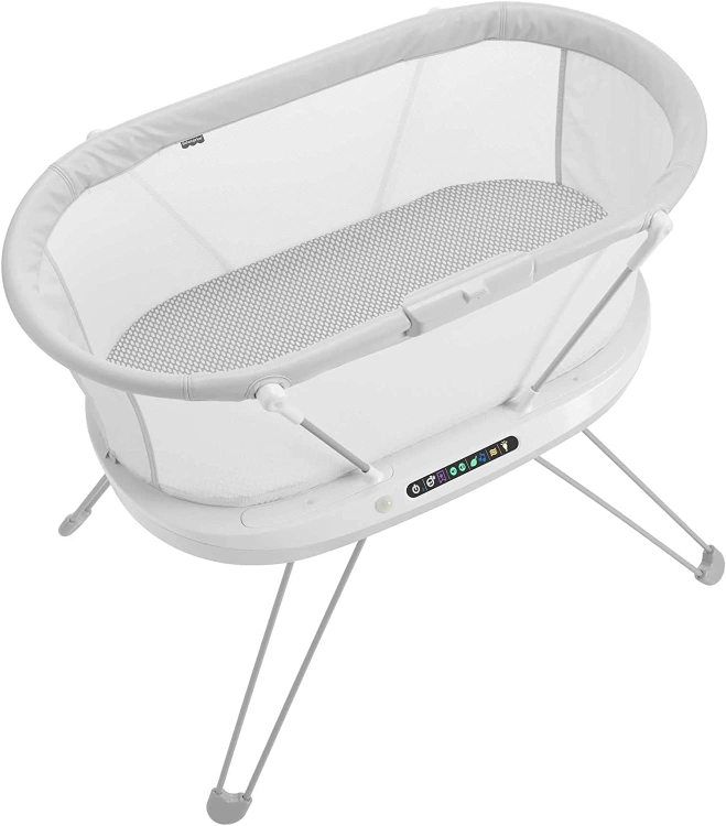 Fisher-Price Luminate Bassinet łóżeczko kołyska dla niemowląt wibracje muzyka