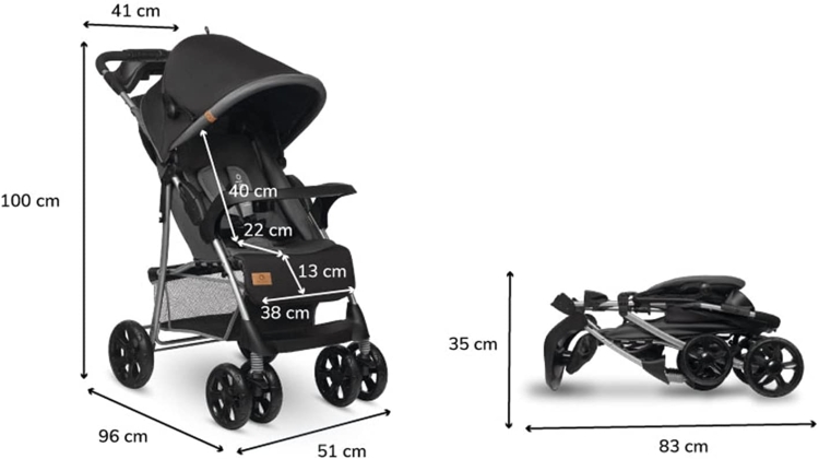 Lionelo Emma Plus Wózek Spacerowy Ekspozycja