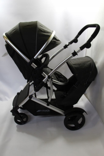 Używany HAUCK Wózek podwójny dla rodzeństwa DUETT 2 black rok po roku