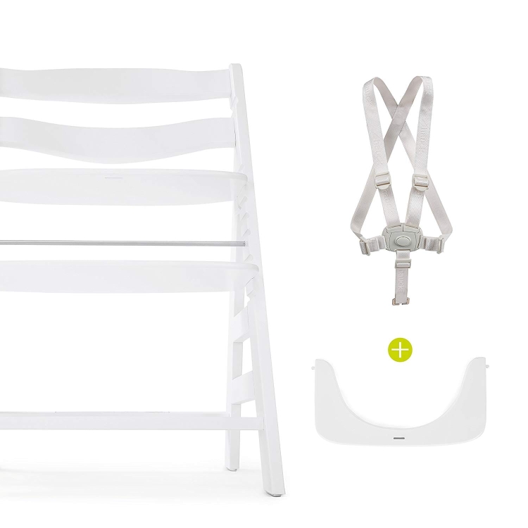 Krzesełko do karmienia Hauck Alpha + drewniane