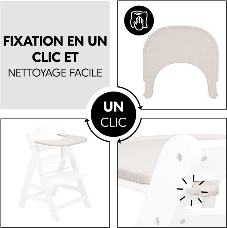 Hauck Alpha + Beta + Click Tray tacka do krzesełka