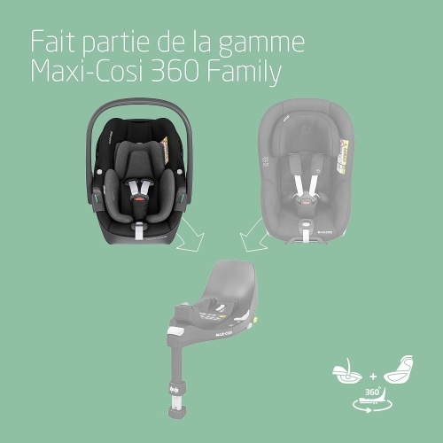 Maxi-Cosi Pebble 360 i-Size fotelik samochodowy 0-15 m do bazy 360 obrotowej