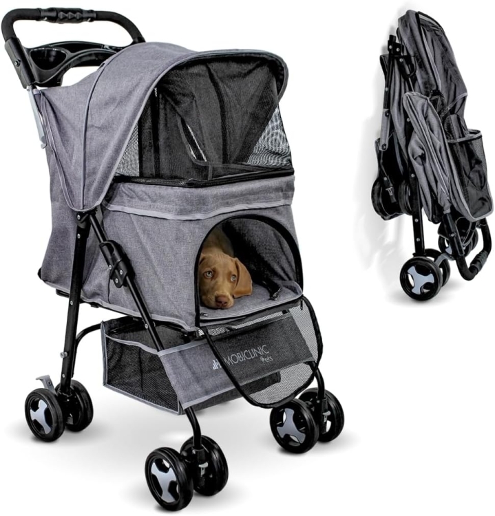 Mobiclinic pets Składany wózek dla psa, Do 15 kg dla Małych psów