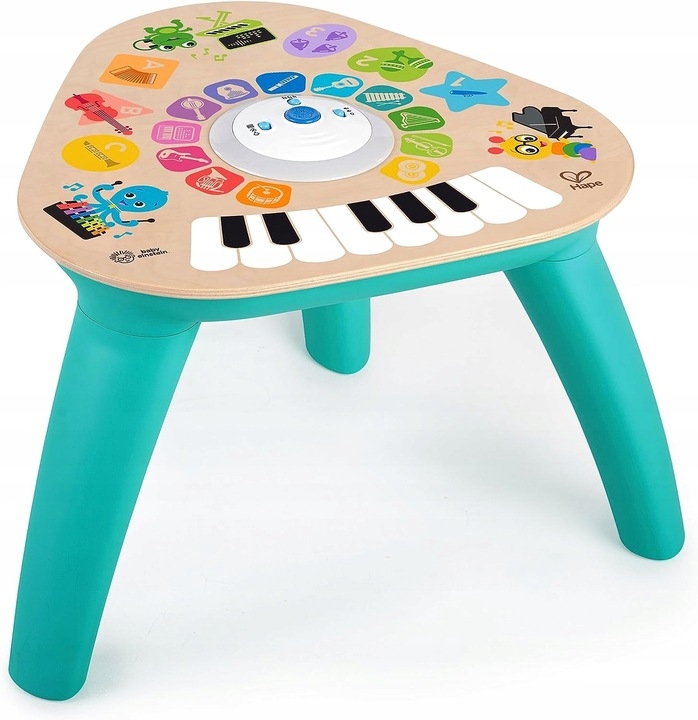 Uszkodzony BABY EINSTEIN MUZYCZNY STOLIK edukacyjny dla dziecka zabawka pianinko