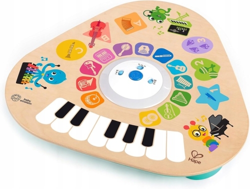 Uszkodzony BABY EINSTEIN MUZYCZNY STOLIK edukacyjny dla dziecka zabawka pianinko