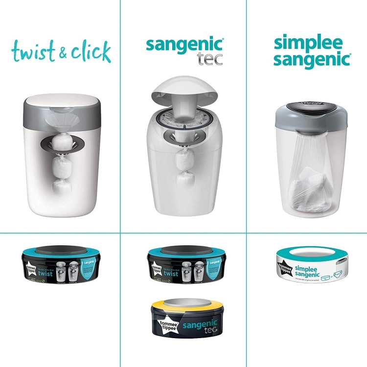 Tommee Tippee kosz na pieluchy Sangenic Twist and Click +wkład