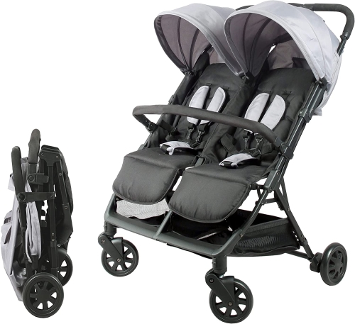 Bambisol Duo wózek podwójny spacerowy dla bliźniąt