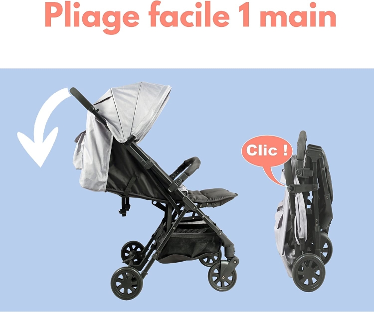 Bambisol Duo wózek podwójny spacerowy dla bliźniąt