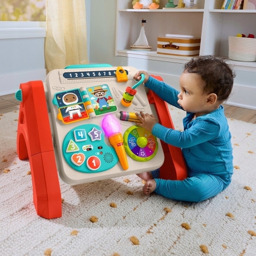 Outlet Fisher Price 4w1 interaktywna zabawka stolik  języki Ucz się i śmiej sztaluga