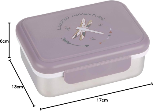 Outlet LASSIG Pudełko śniadaniowe dla dzieci, ze stali nierdzewnej