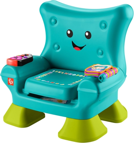 Fisher-Price - Zabawka, Wielobarwny (Mattel HYR96) fotel wielojęzyczny