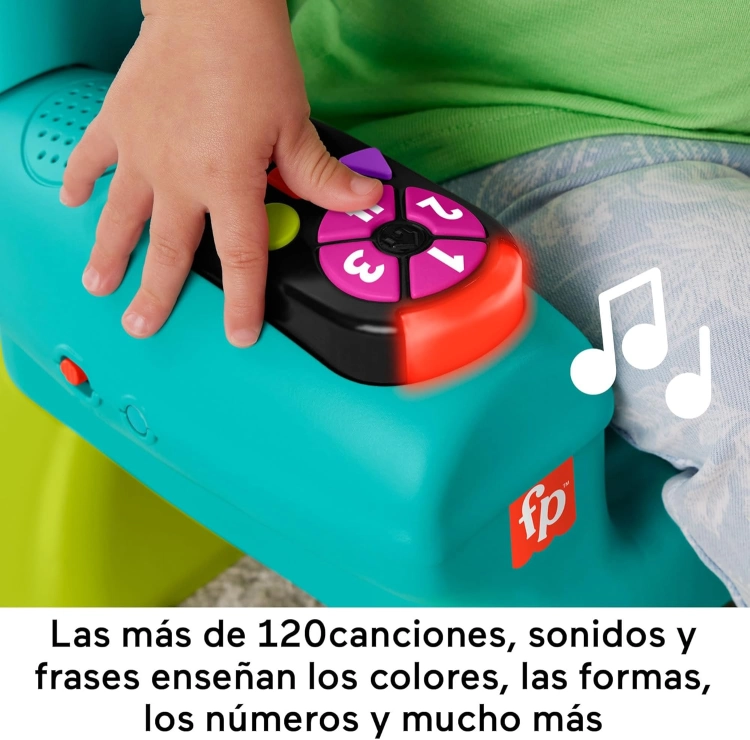 Fisher-Price - Zabawka, Wielobarwny (Mattel HYR96) fotel wielojęzyczny