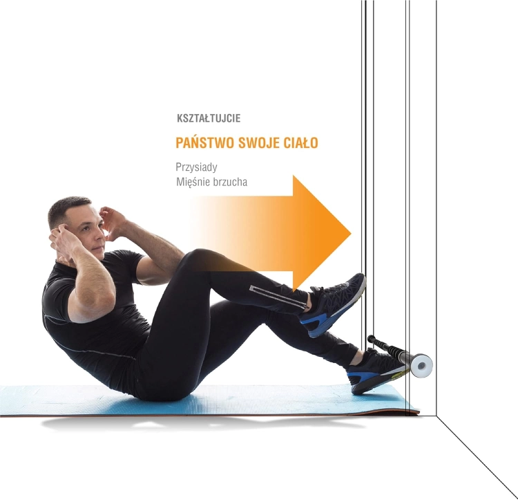 Ultrasport Drążek do podciągania, drążek do drzwi, regulowany od 66,5 cm do 93 cm, montowany bez śrub