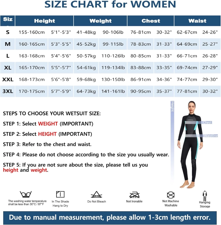 Joysummer pianka damska 3mm neoprenowa XL 165/170 cm 54 - 61 kg