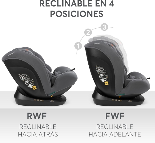 KikkaBoo i-EXPLORE 2 i-Size 40-150 cm fotelik samochodowy bez isofix