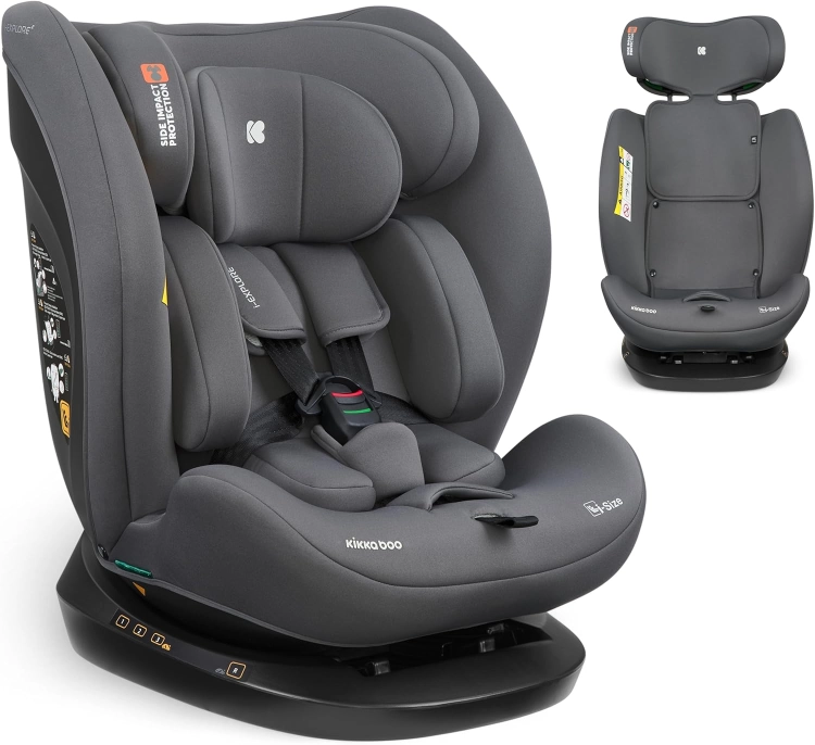 KikkaBoo i-EXPLORE 2 i-Size 40-150 cm fotelik samochodowy bez isofix