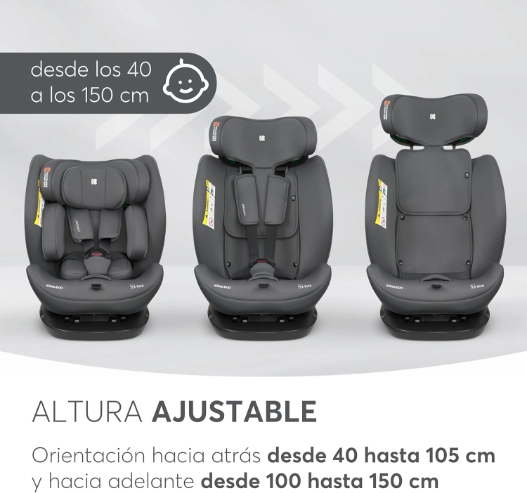 KikkaBoo i-EXPLORE 2 i-Size 40-150 cm fotelik samochodowy bez isofix