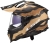 Kask motocyklowy LS2 MX701 EXPLORER C TRICK MATT BROWN/SAND XS