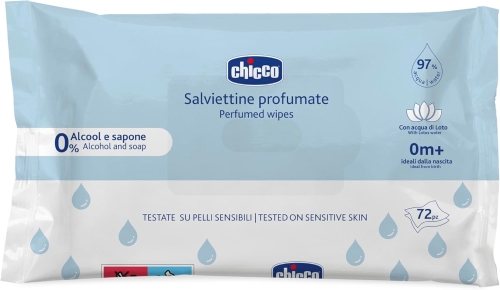 Chicco Sensitive Baby Wipes chusteczki mokre nawilżane dla niemowląt