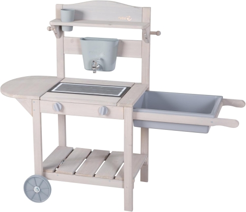 roba Dziecięca kuchnia ogrodowa BBQ Drewniana