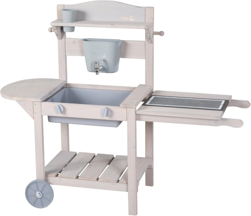 roba Dziecięca kuchnia ogrodowa BBQ Drewniana