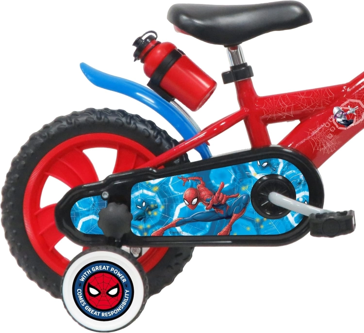 Velo ATLAS Rower dziecięcy dla chłopców 12'' Spiderman/Marvel, czerwony, 12 cali